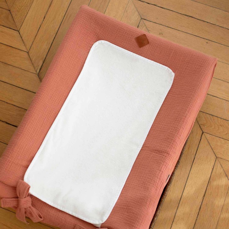 Housse de matelas à langer en gaze de coton, Jeanne