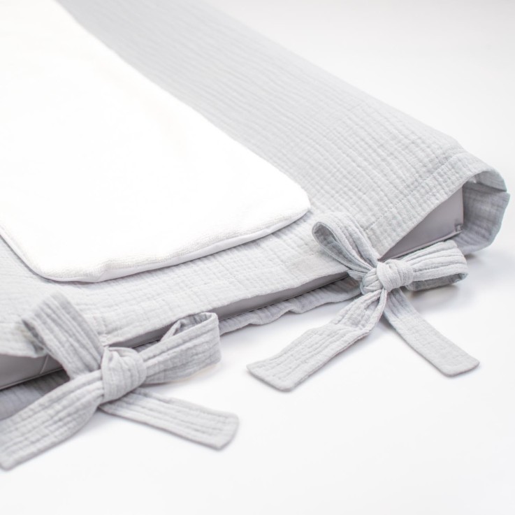 Housse de matelas à langer en gaze de coton, Jeanne