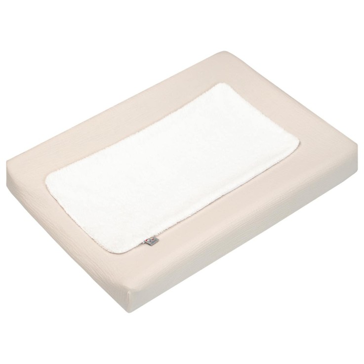 Housse de matelas à langer + éponge bambou, Jeanne
