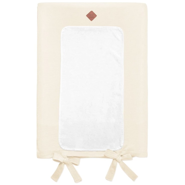Housse de matelas à langer en gaze de coton, Jeanne