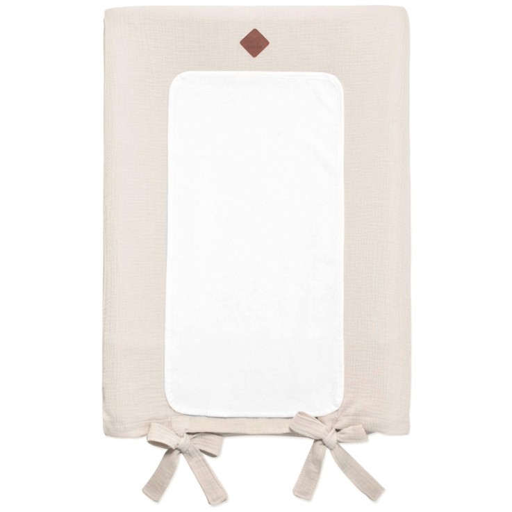 Housse de matelas à langer en gaze de coton, Jeanne
