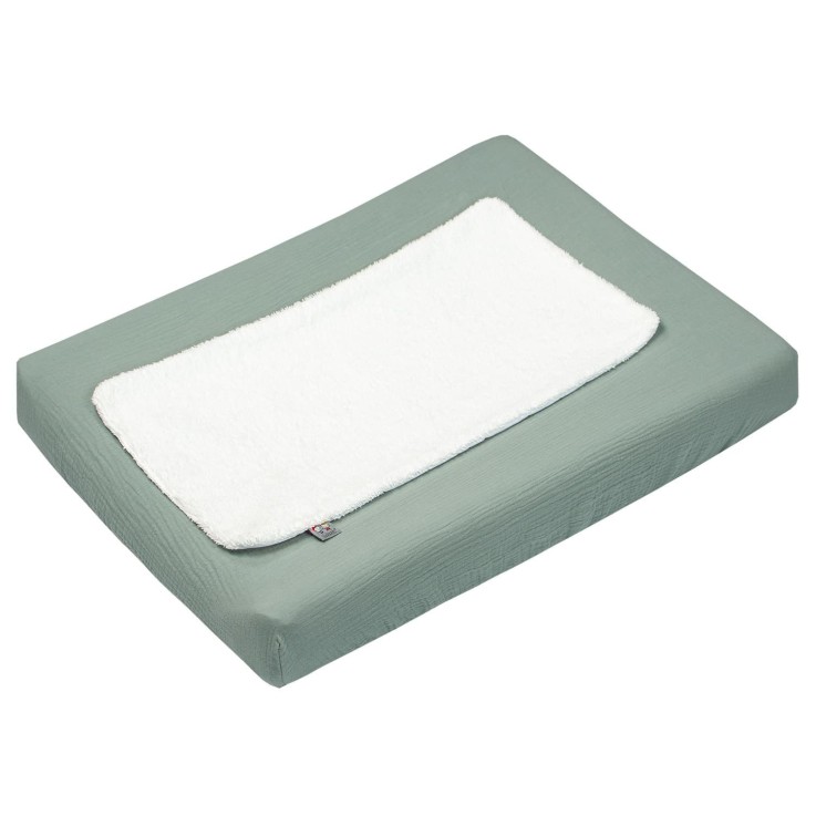 Housse de matelas à langer + éponge bambou, Jeanne
