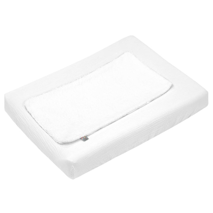 Housse de matelas à langer + éponge bambou, Jeanne