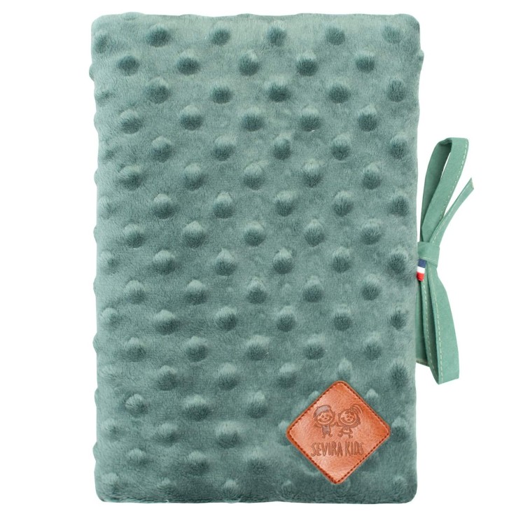 Protège carnet de santé en Minky