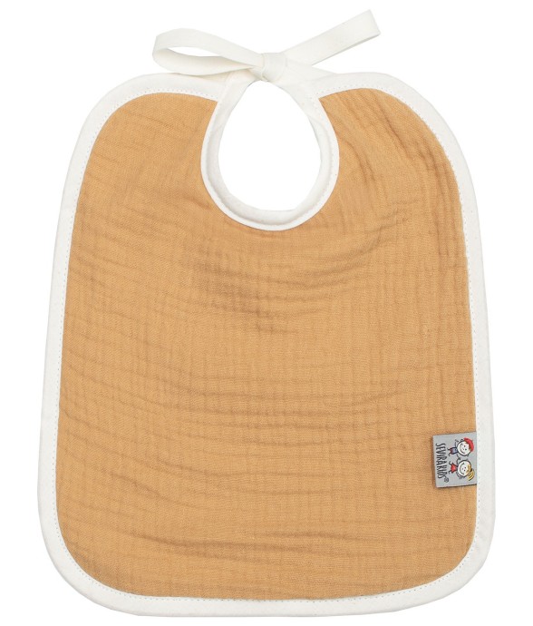 Bavoir à nouer en gaze de...