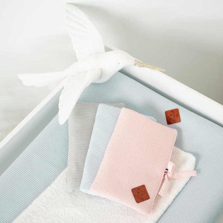 Protège carnet de santé en Nid d'abeille