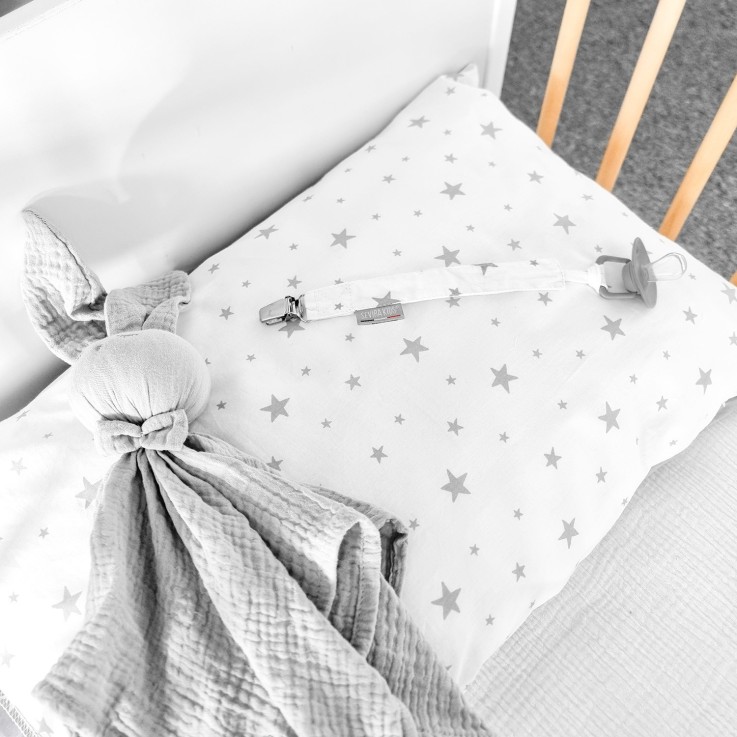 Attache tétine  en coton, Stella