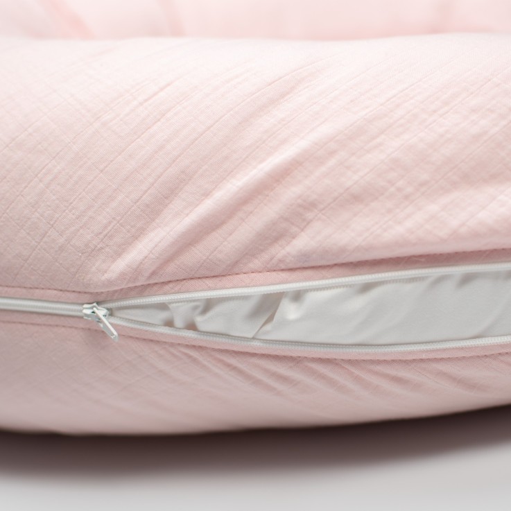 Coussin de maternité et d'allaitement + housse en gaze de coton
