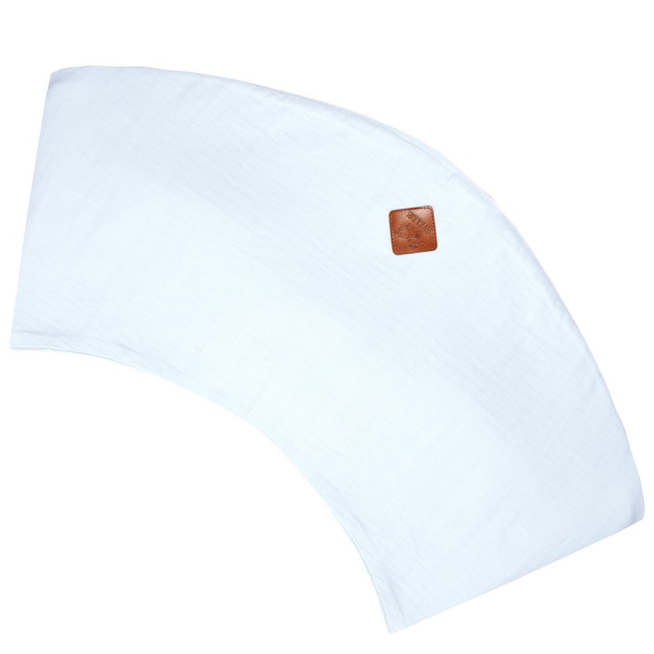 Housse pour coussin de maternité et d'allaitement en gaze de coton