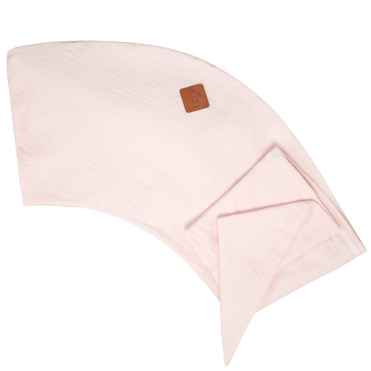 Housse pour coussin de maternité et d'allaitement en gaze de coton