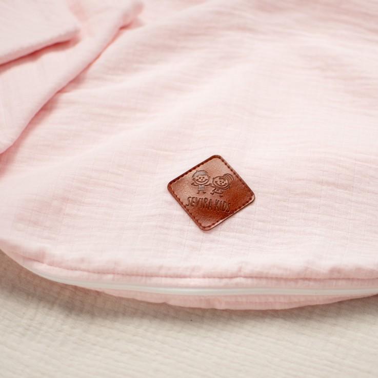 Housse pour coussin de maternité et d'allaitement en gaze de coton