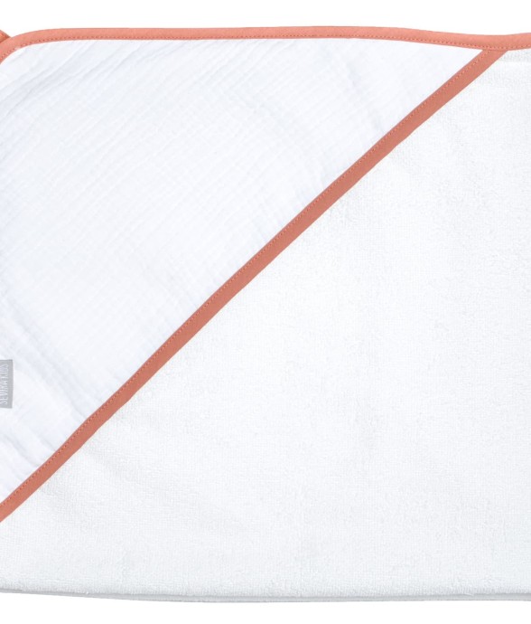 Cape de bain en gaze de...