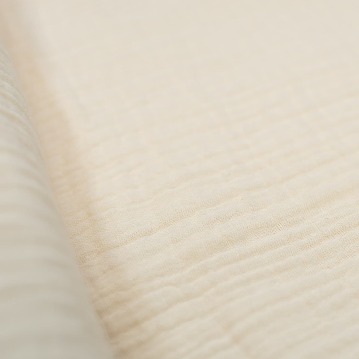 Taie de coussin modulable avec liens à nouer en gaze de coton