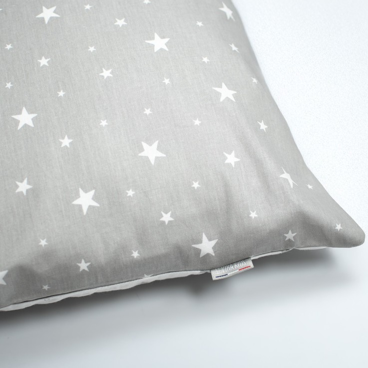 Taie d'oreiller en coton réversible, Stella