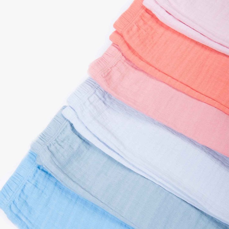 Pantalon bébé en gaze coton biologique