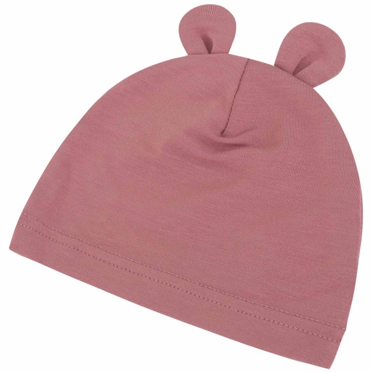 Bonnet ourson bébé en bambou, Uni