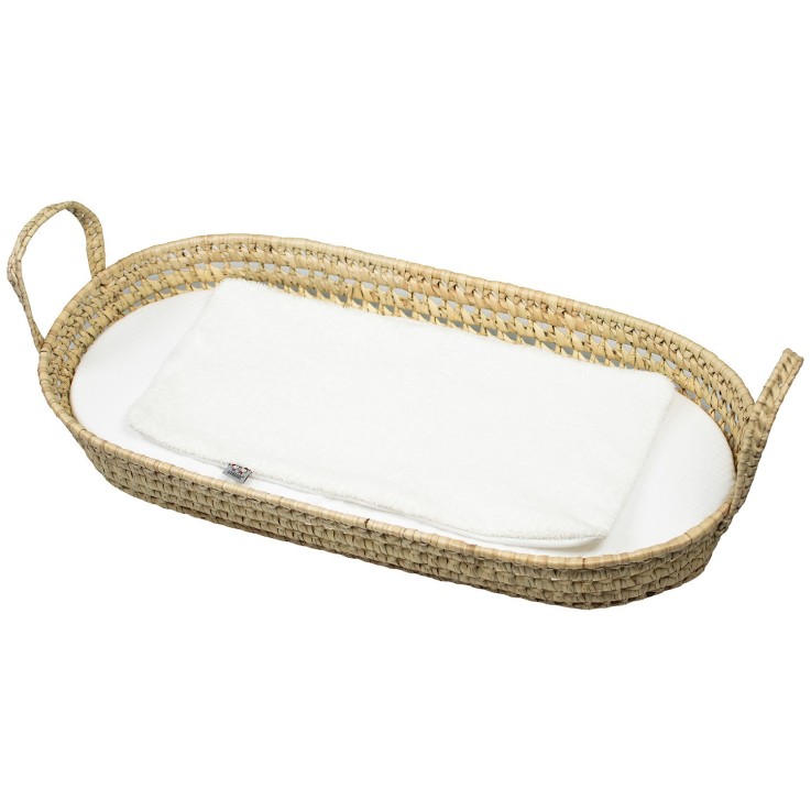 Set panier à langer : panier + matelas + drap-housse + tapis de change JEANNE