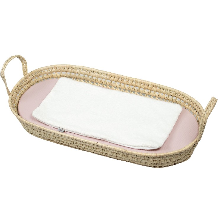 Set panier à langer : panier + matelas + drap-housse + tapis de change JEANNE