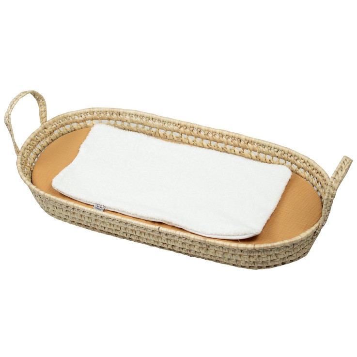 Set panier à langer : panier + matelas + drap-housse + tapis de change JEANNE