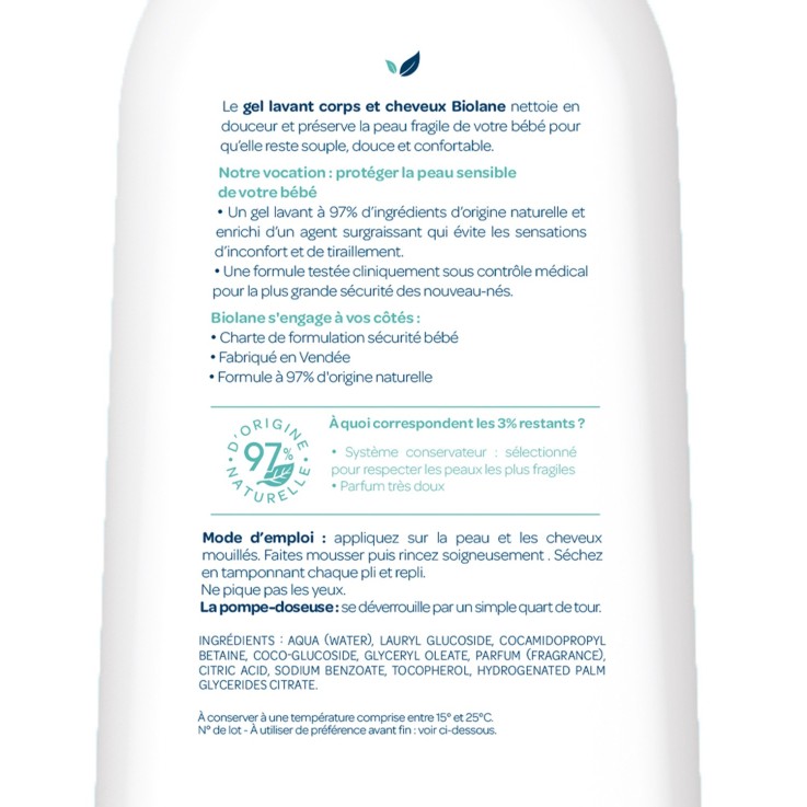 Gel lavant corps & cheveux 2 en 1