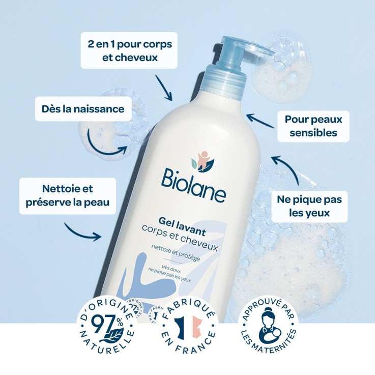 Gel lavant corps & cheveux 2 en 1