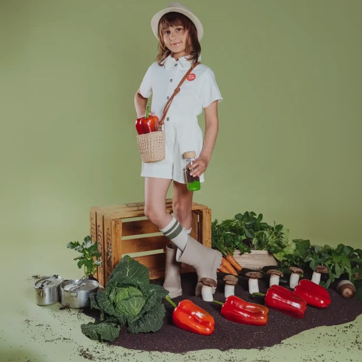 Bouteille sensorielle, Learn Légumes