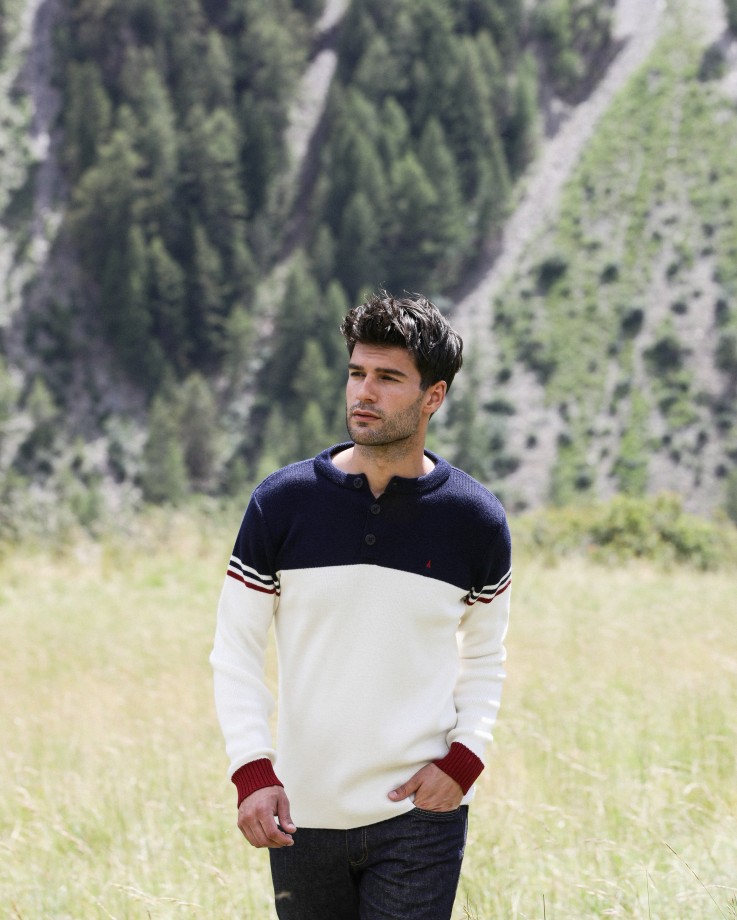 Pull André Laine mérinos