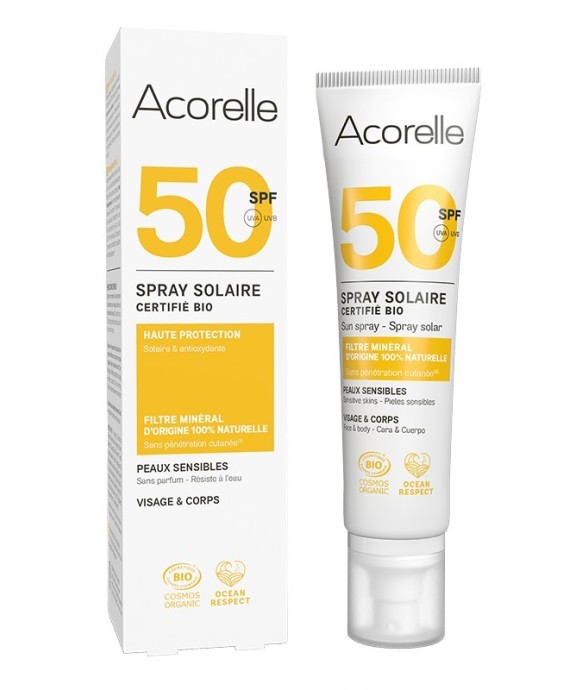 Spray solaire SPF50...