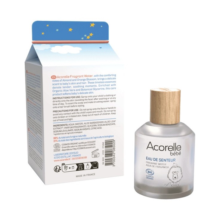 Eau de senteur bébé certifiée bio (50ml)