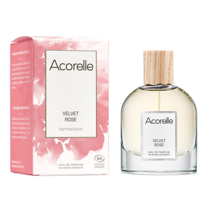 Eau de parfum Velvet Rose certifiée bio (50ml)