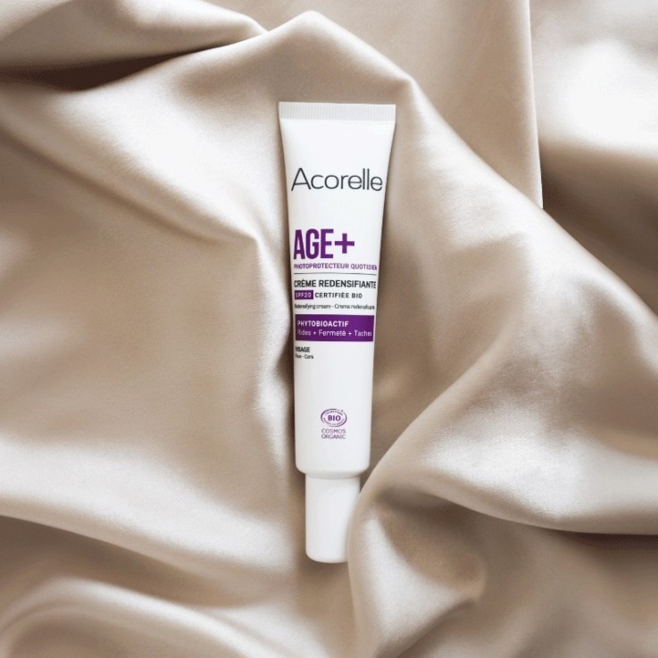 Crème redensifiante AGE+ SPF20 certifiée bio (40ml)