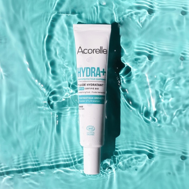Fluide hydratant HYDRA+ SPF20 certifié bio (40ml)