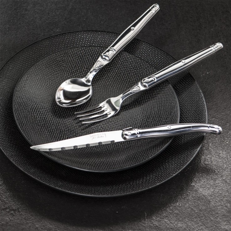 Coffret 6 cuillères de table Laguiole en inox en acier inoxydable (inox)