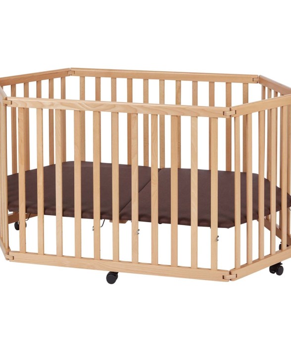 Parc bébé pliable, Bois...