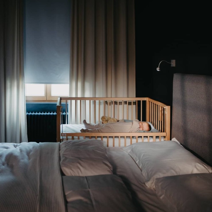 Lit bébé cododo évolutif 60x120 cm HAJO en bois