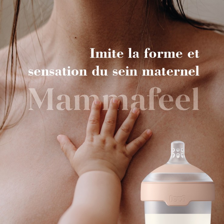 Difrax LOVI Biberon Mammafeel - 150 ml