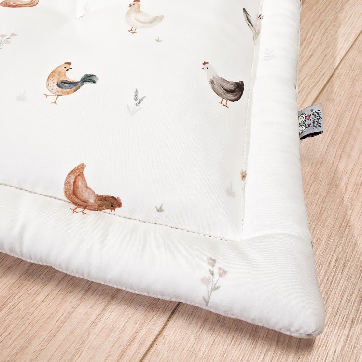 Tapis de parc, tapis d'éveil réversible, GALLINA