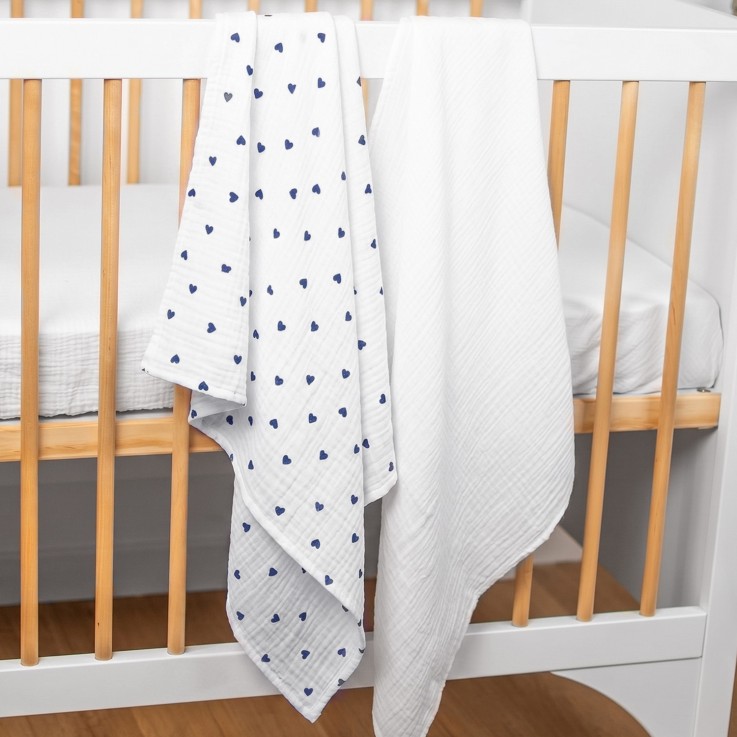 Maxi lange en gaze de coton, Lovio