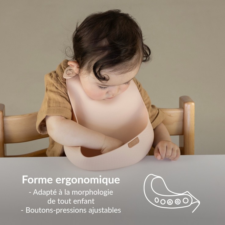 Bavoir récupérateur sans BPA, Difrax LOVI