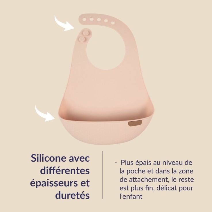 Bavoir récupérateur sans BPA, Difrax LOVI