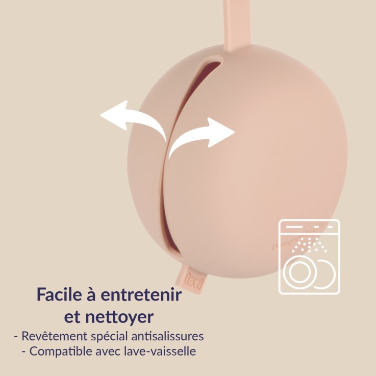 Boîte à sucette en silicone DIFRAX LOVI