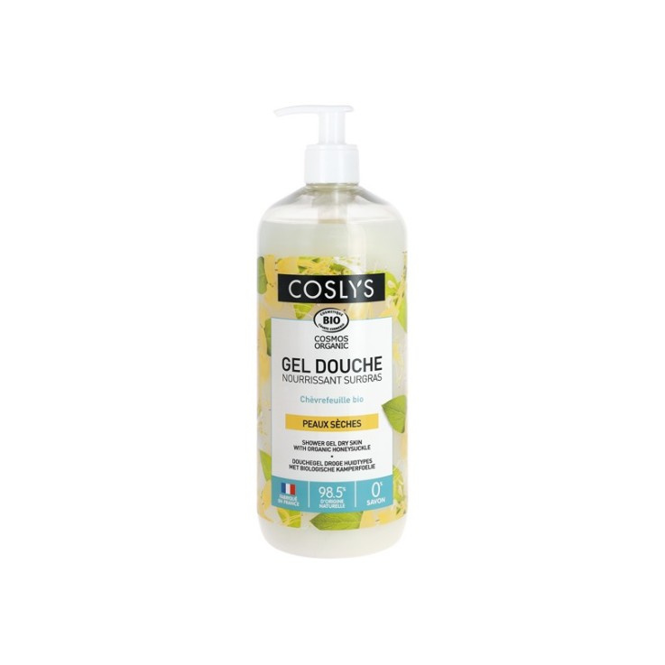 Gel douche nourrissant surgras chèvrefeuille certifié bio (1L)