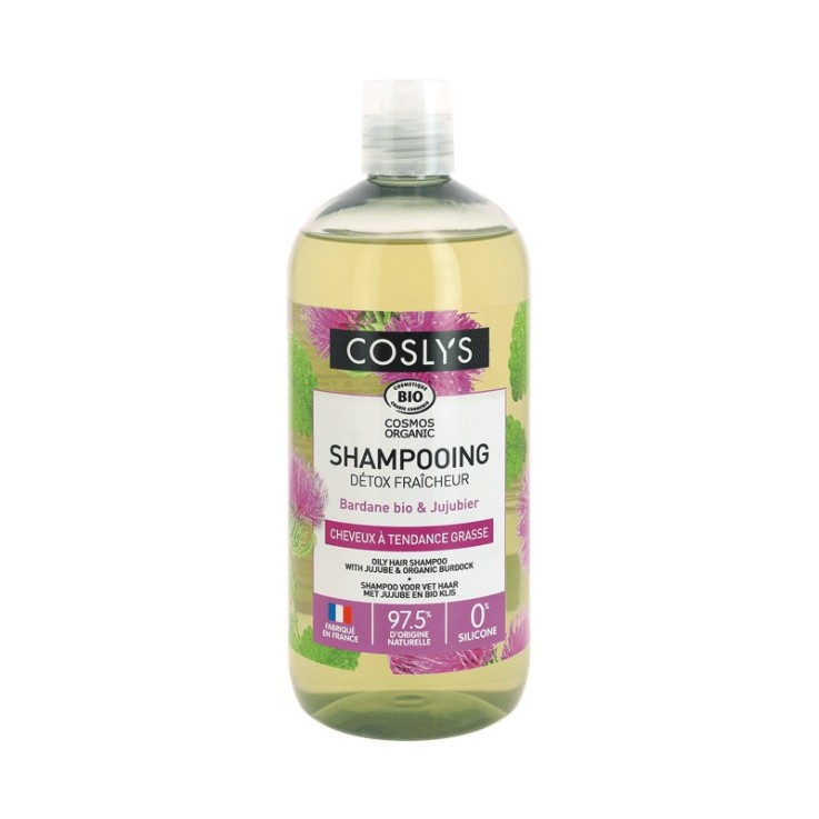 Shampooing détox fraîcheur certifié bio (500ml)