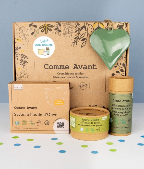 Coffret Soins Homme Bio &...