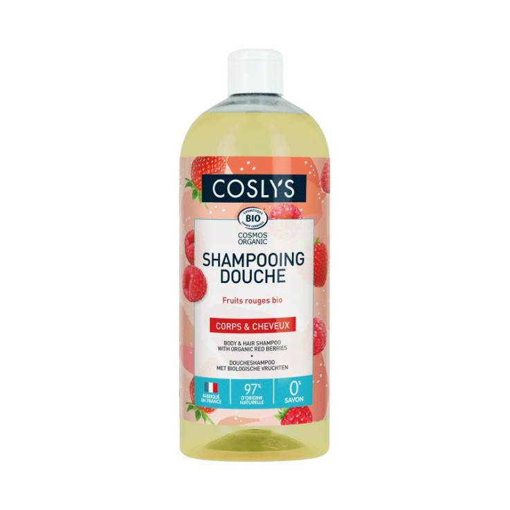 Shampooing douche fruits rouges certifié bio (1L)