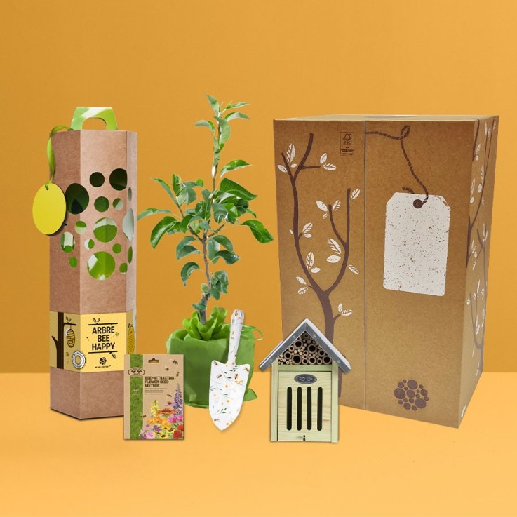 Coffret cadeau Bee Happy - Pommier