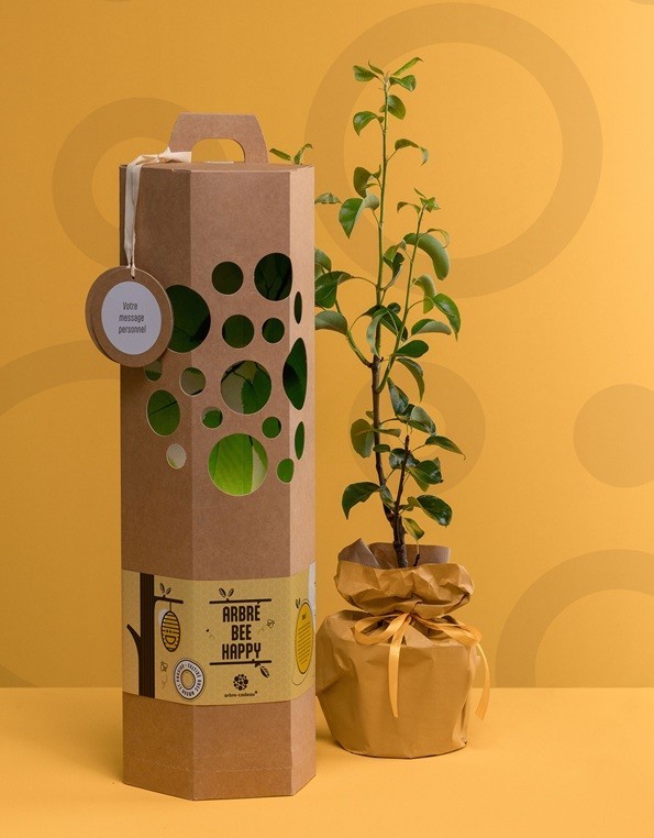 Coffret cadeau Bee Happy - Pommier