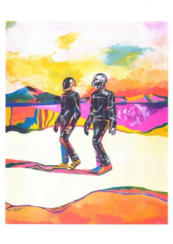 Affiche Hee Jeong Moon - Daft Punk