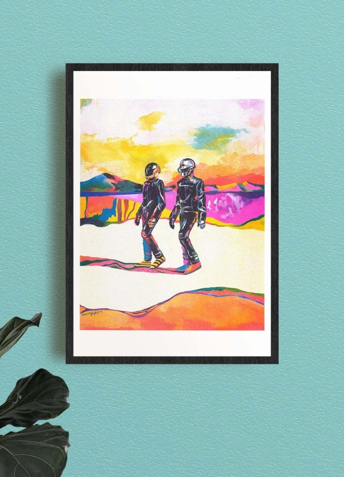 Affiche Hee Jeong Moon - Daft Punk