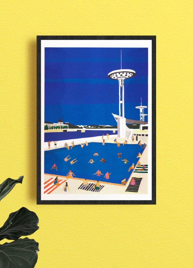 Affiche Joanne Ho "Centre Nautique"